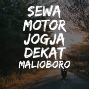 Rental Motor Jogja Malioboro